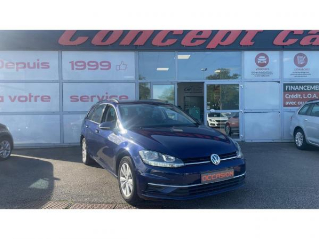 VOLKSWAGEN Golf SW Business 1.6 TDI 115cv + Aide au stationnement avant et arrière + Sièges chauffants AV